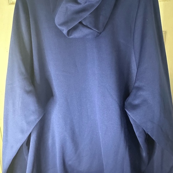 Nike Blue Pullover Hoodie with Swoosh Logo - Picture 4 of 4